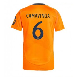 Real Madrid Eduardo Camavinga #6 Udebanetrøje 2024-25 Kort ærmer